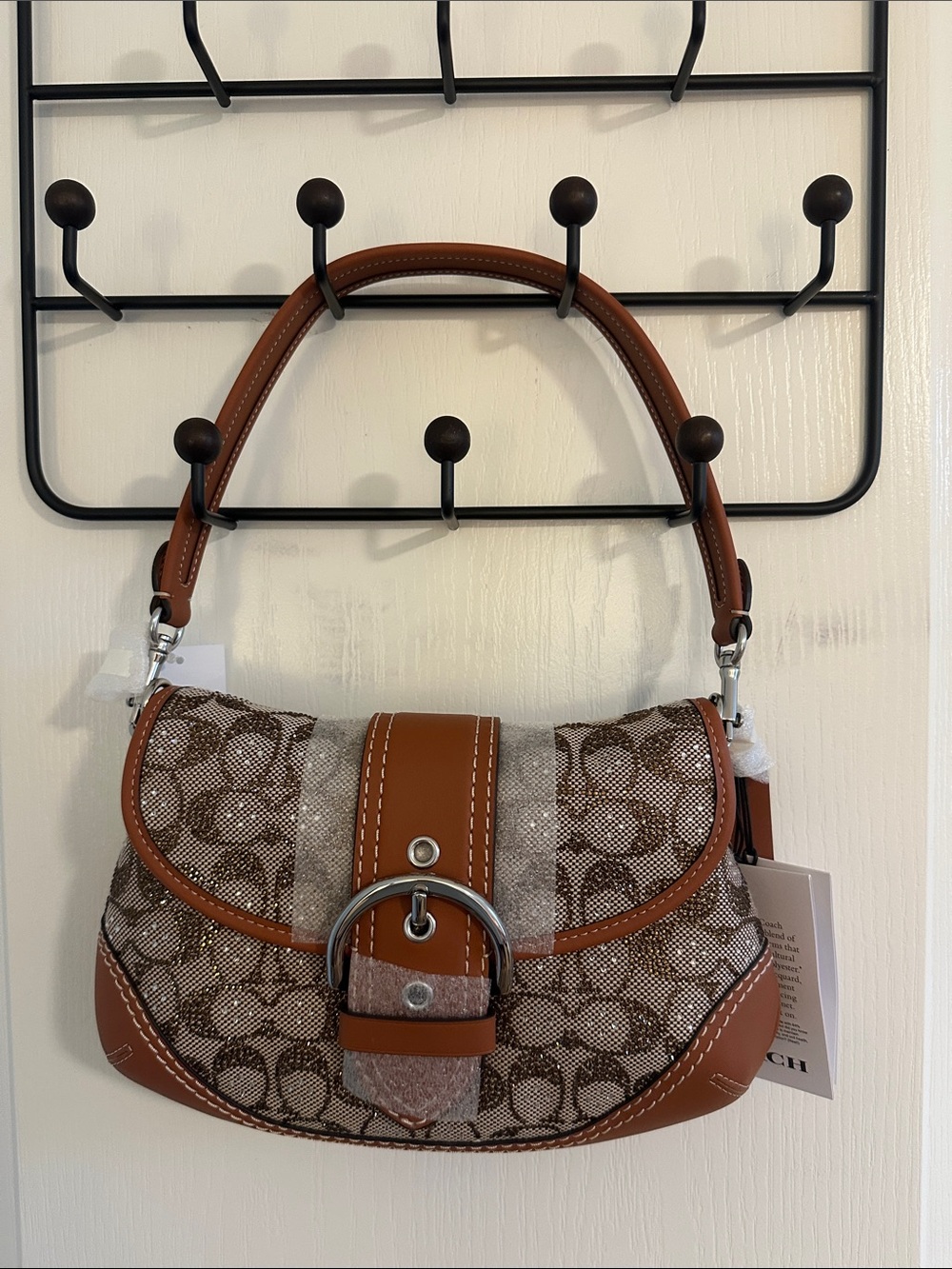 COACH - SoHo Shoulder Bag in Crystal Signature Jacquard